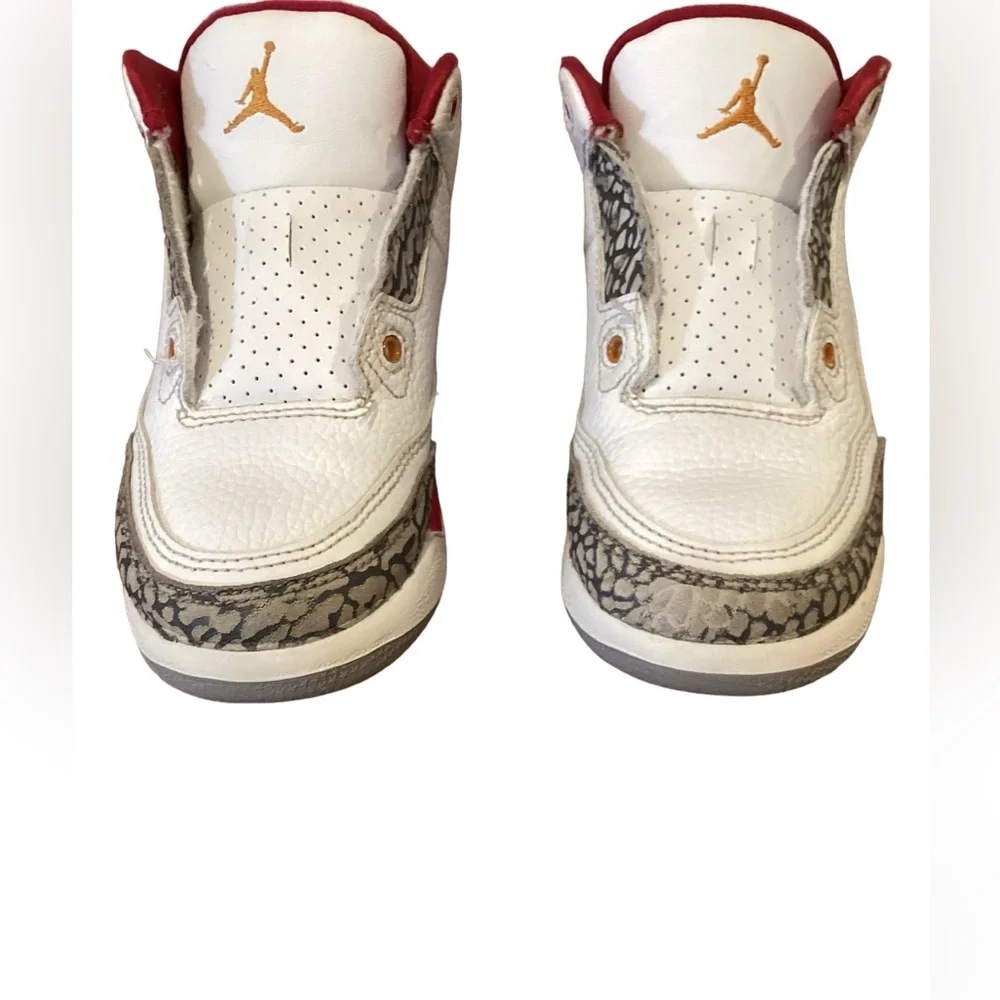 Nike‎ Air Jordan 3 Retro Cardinal Red Sz 13c(childrens)